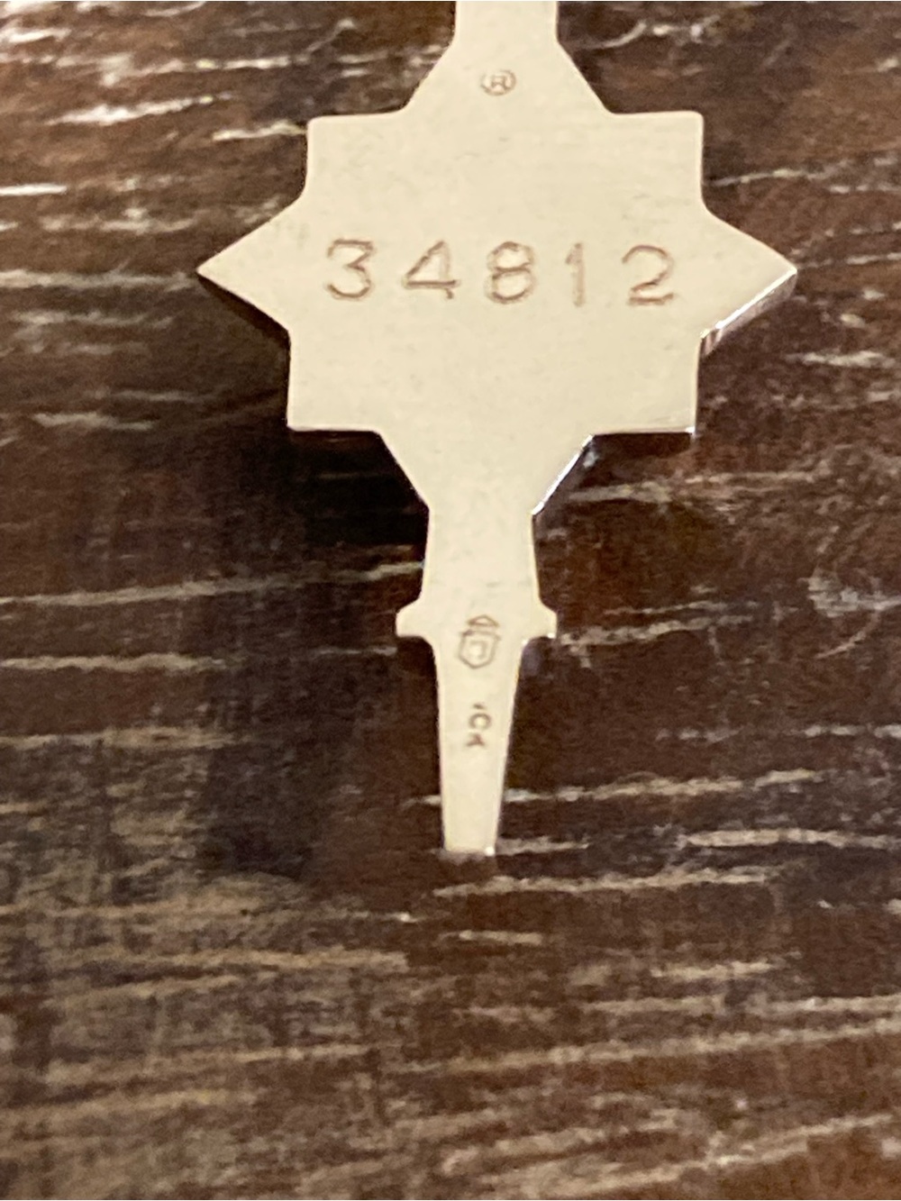 SIGMA TAU Engineering Honor Society Fraternity Key/Pendant with Black Enamel - Picture 8 of 10